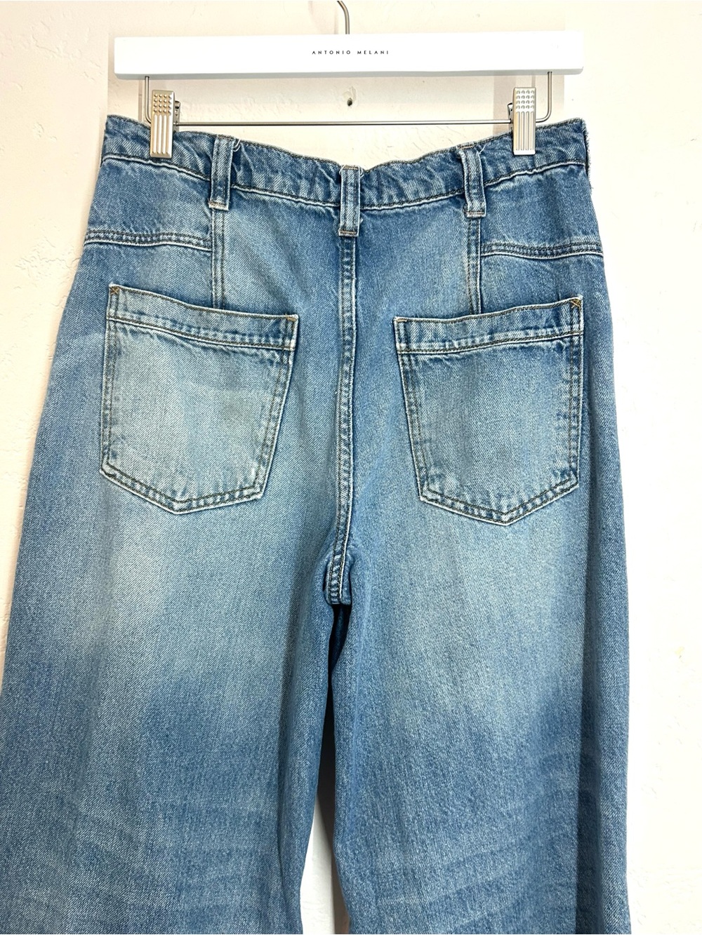 Free People We The Free Twin Flame Cropped Wide-Leg Barrel Jeans Size 25 - Picture 5 of 15